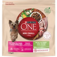 PURINA ONE Mini Weight Control / Sterilised Truthahn & Reis - 9 kg (6 x 1,5 kg) von Purina One