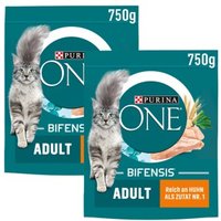 Purina ONE Bifensis Adult Huhn & Vollkorngetreide 2x750 g von Purina One