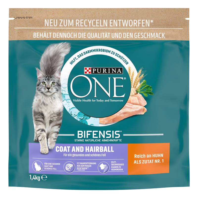 PURINA ONE Coat & Hairball - 1,4 kg von Purina One