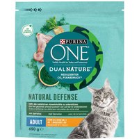 PURINA ONE Dual Nature Adult Huhn mit Spirulina - 2 x 650 g von Purina One