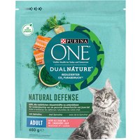 PURINA ONE Dual Nature Lachs mit Spirulina - 2 x 650 g von Purina One