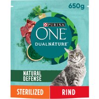 Purina ONE DualNature Sterilised 650g Rind 2x650 g von Purina One