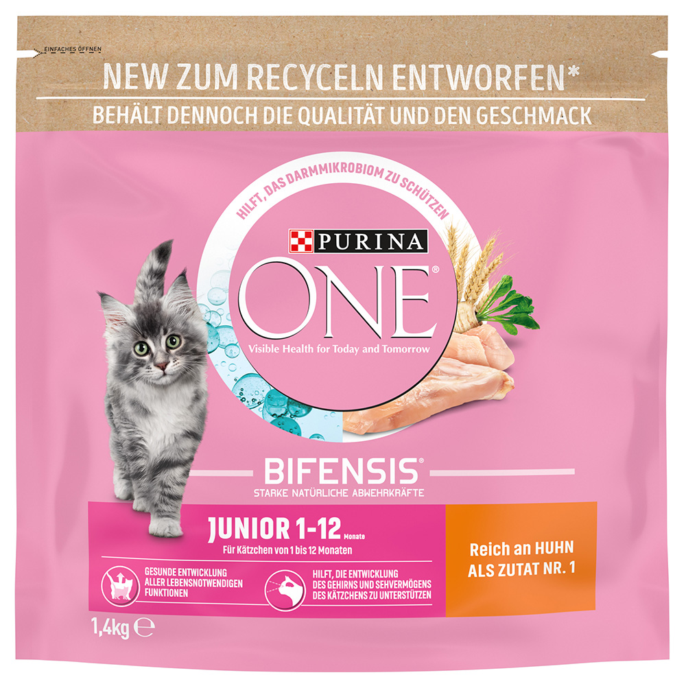 PURINA ONE Junior - Sparpaket: 2 x 1,4 kg von Purina One