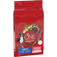 PURINA ONE Medium/Maxi Adult Rind & Reis - 7 kg von Purina One