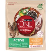 PURINA ONE Mini Active Huhn & Reis - 5 x 800 g von Purina One