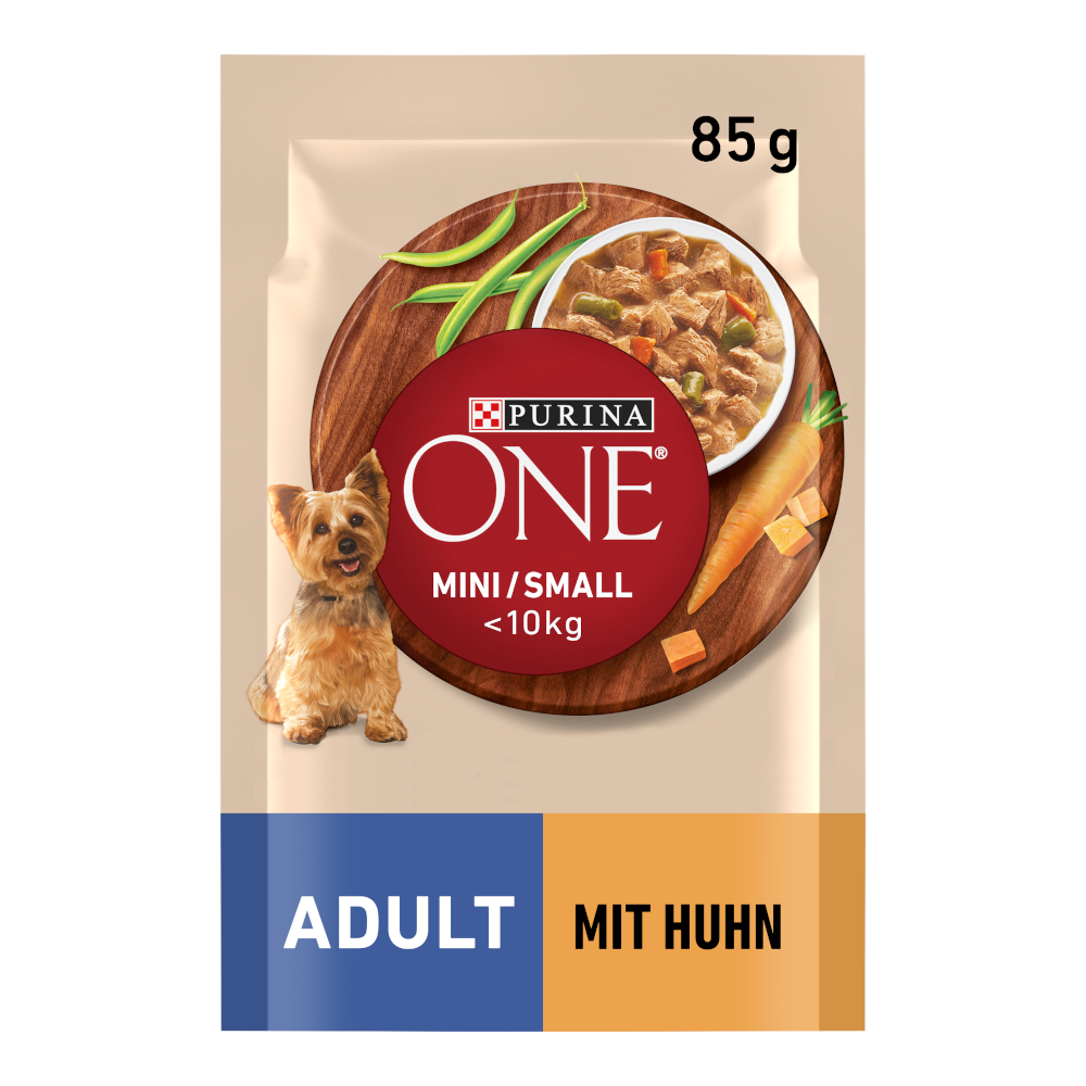 Purina ONE Mini Adult Huhn - 26 x 85 g Purina ONE Mini Adult Huhn - 26 x 85 g von Purina One