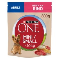 Purina ONE Mini Adult Reich an Rind 800 g von Purina One