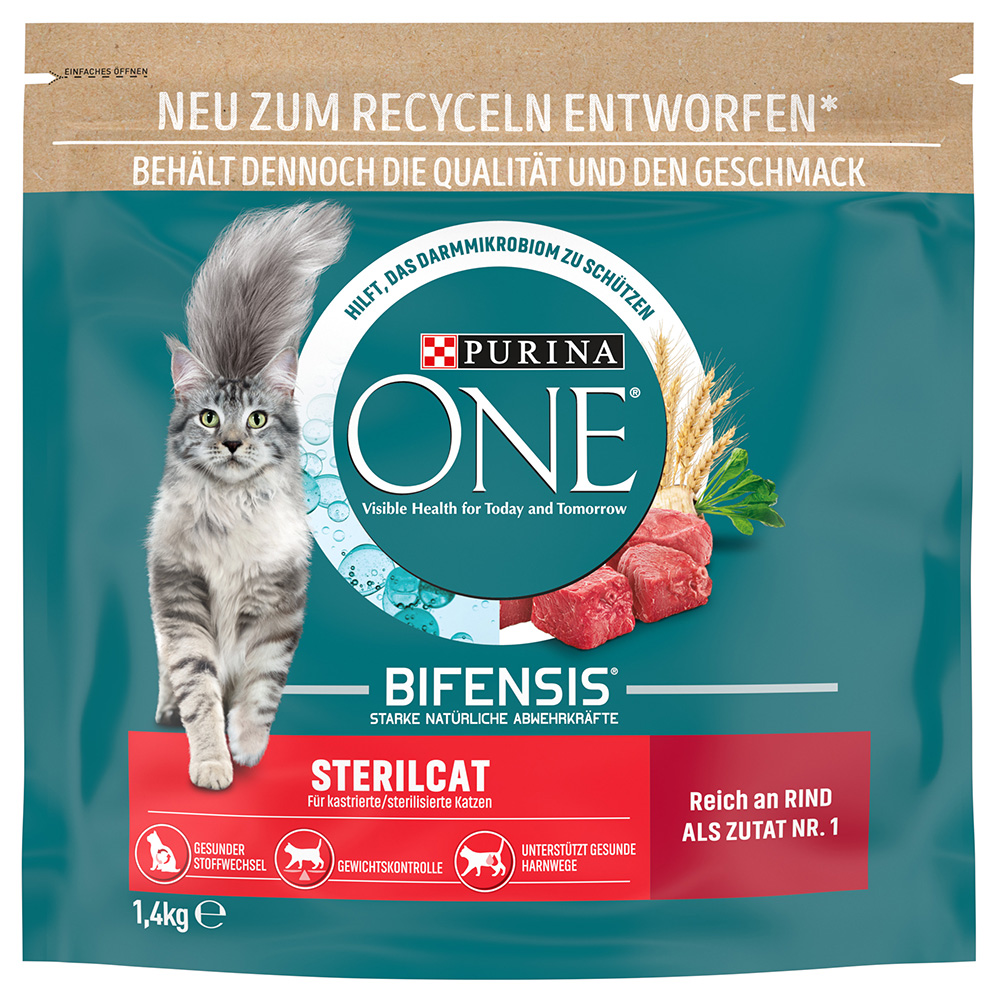 PURINA ONE SterilCat Rind - 1,4 kg von Purina One