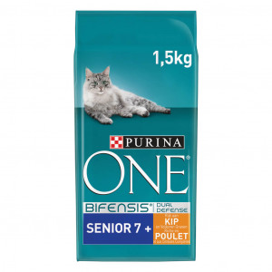 Purina One Senior 7+ mit Huhn Katzenfutter 1,5 kg von Purina One