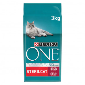 Purina One Sterilcat mit Rind Katzenfutter 2 x 3 kg von Purina One