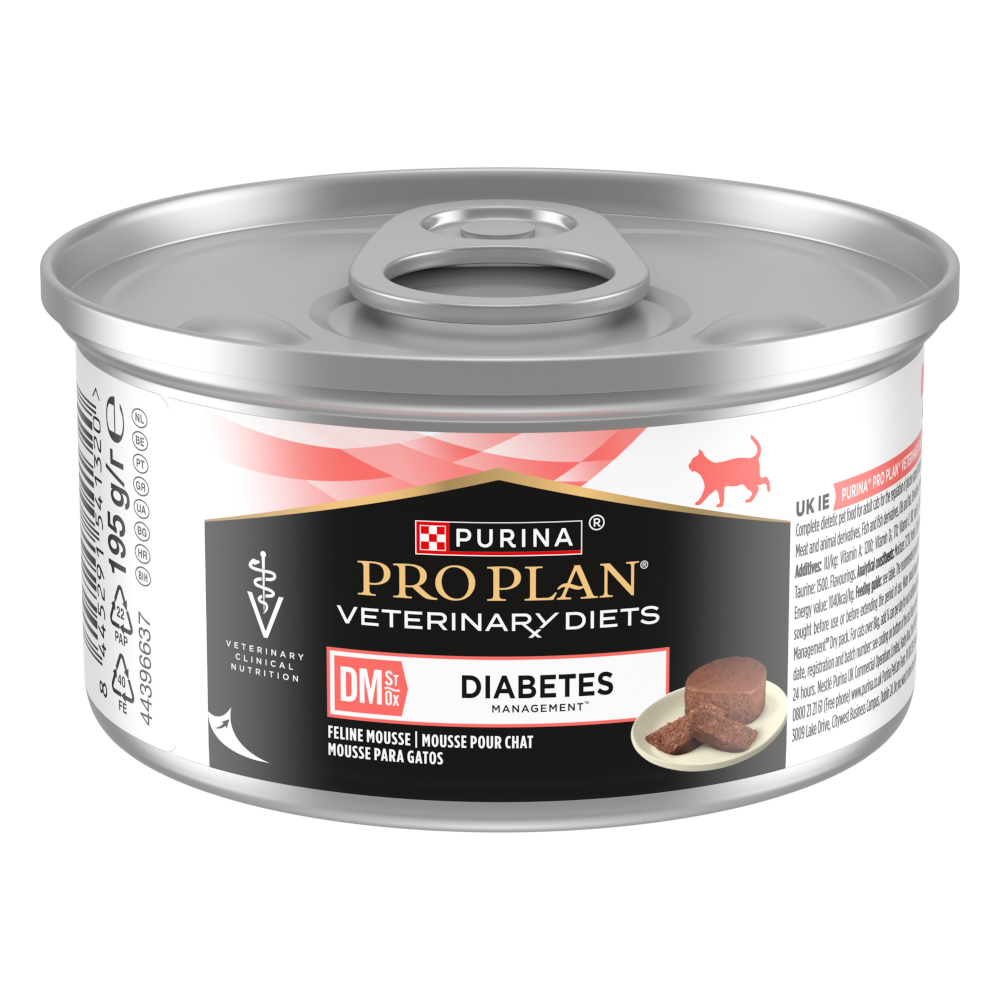 PURINA PRO PLAN Veterinary Diets Feline DM ST/OX Diabetes Management Mousse - Sparpaket: 48 x 195 g PURINA PRO PLAN Veterinary Diets Feline DM ST/OX Diabetes Management Mousse - Sparpaket: 48 x 195 g von Purina Pro Plan Veterinary Diets