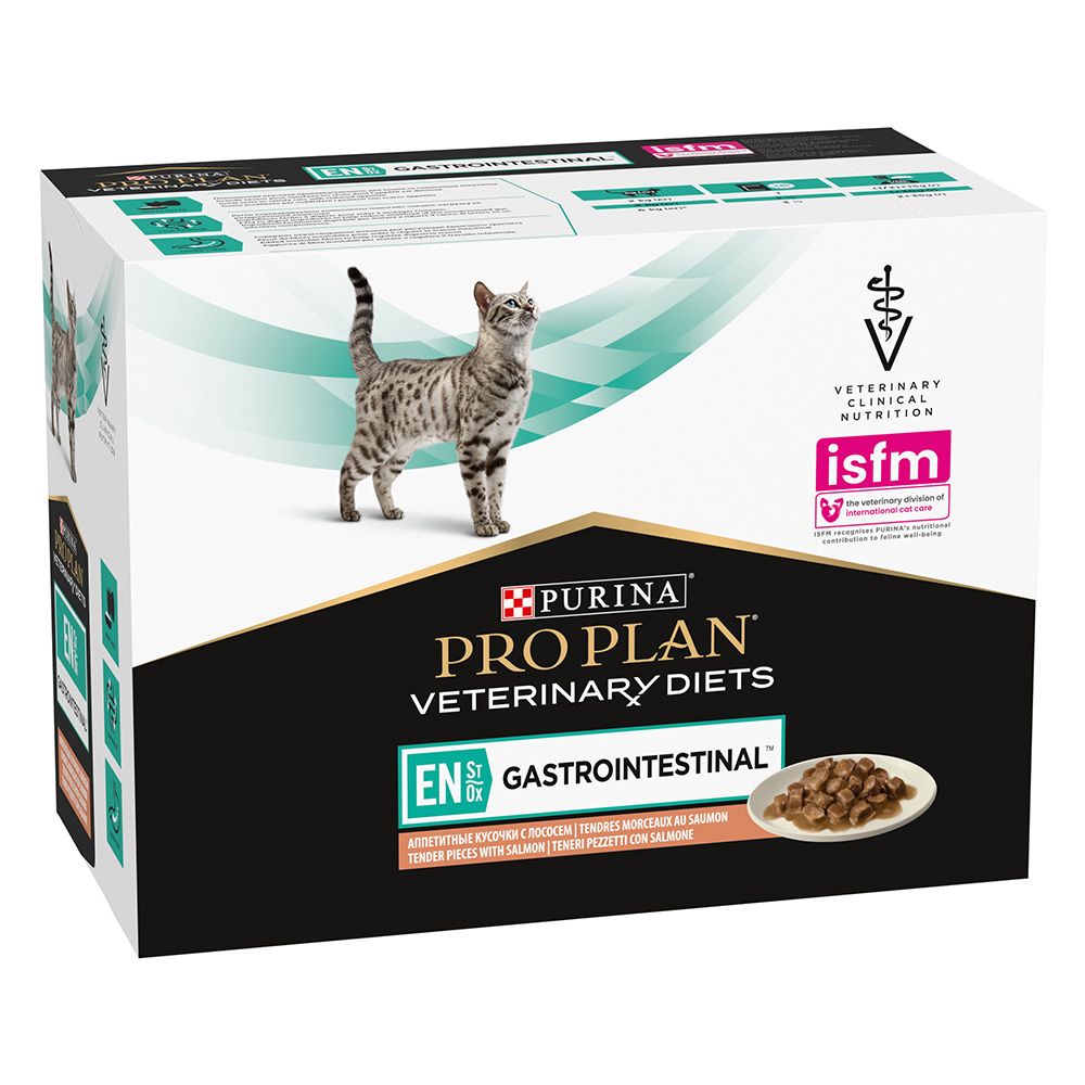 PURINA PRO PLAN Veterinary Diets Feline EN ST/OX Gastrointestinal Lachs - Sparpaket: 20 x 85 g PURINA PRO PLAN Veterinary Diets Feline EN ST/OX Gastrointestinal Lachs - Sparpaket: 20 x 85 g von Purina Pro Plan Veterinary Diets
