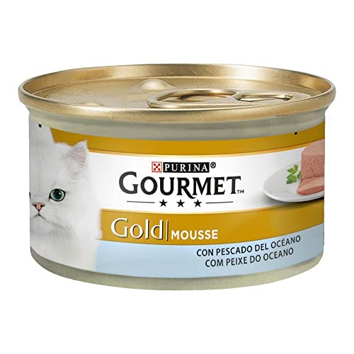 Purina Gourmet Gold scatoletta mousse con pesce dell'oceano gr.85 von Purina Tidy Cats