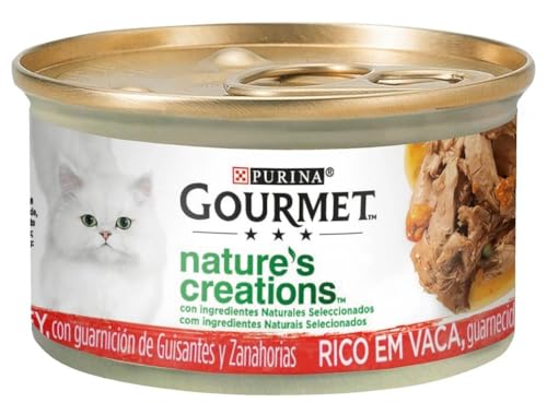 Purina Gourmet Nature's Creation Katzennahrung Ochse 85 g von Purina Tidy Cats