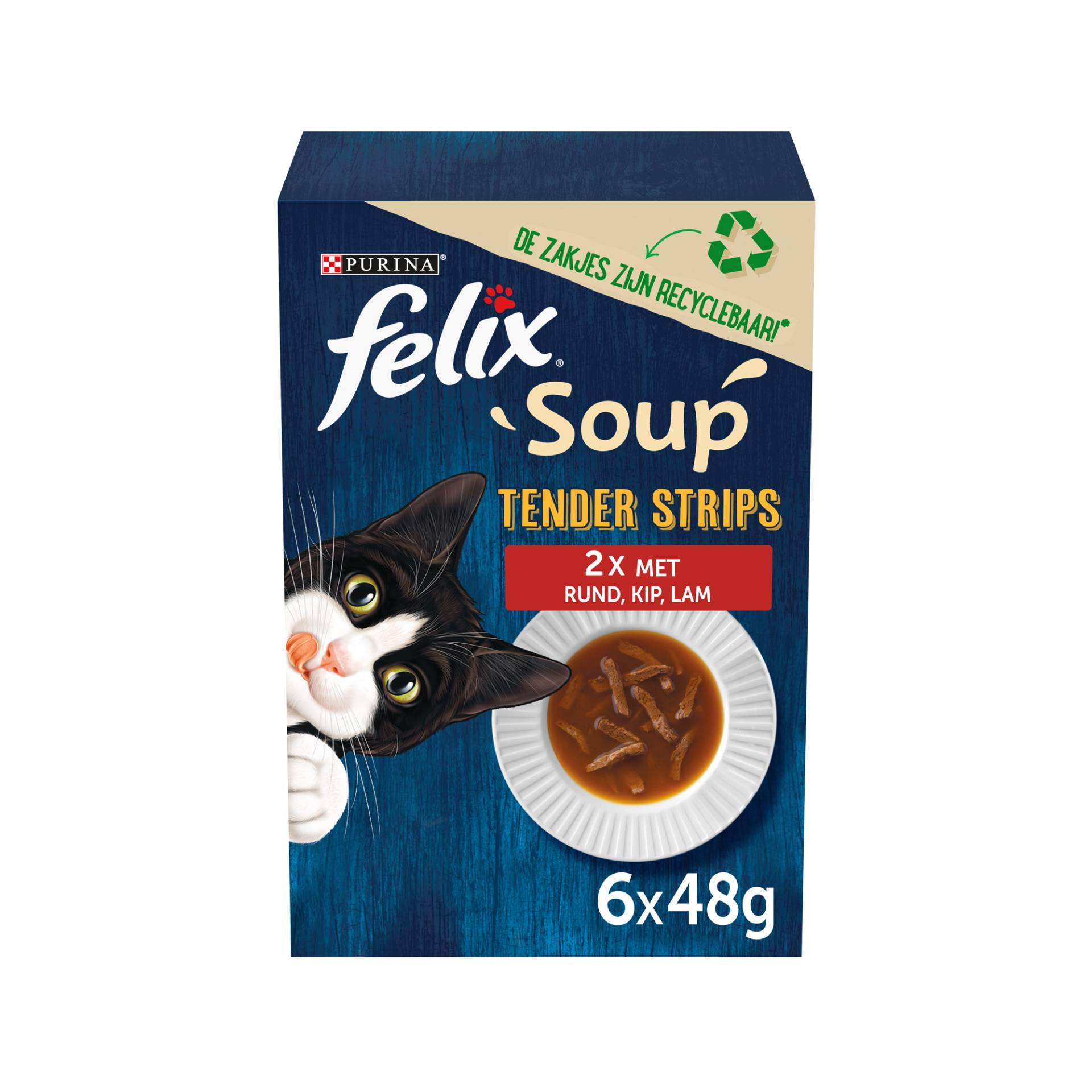 Felix Suppe Original Bauernhof Auswahl - 6 x 48 gram von Purina