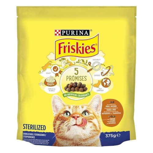 Friskies Sterilisierte Katzen Truthahn und Huhn Purina, 375g von Purina