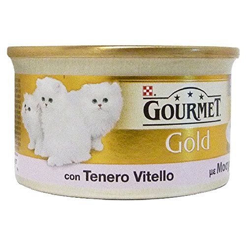 Gourmet Gold Pastete mit Lamm und Ente feuchte Katze, 85 g von Purina