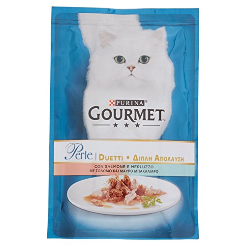 Gourmet Perlen Lachs/Kabeljau Gr.85 von Purina