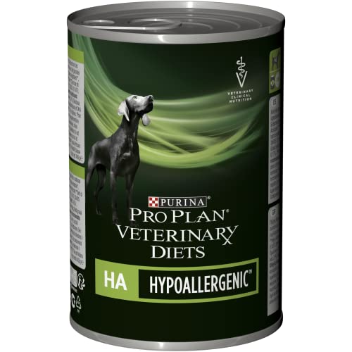 Purina Veterinary Hypoallergenic Mousse | 12 x 400 g | Alimento dietetico completo per cani adulti | Con proteine idrolizzate | Per sostenere la barriera cutanea von Purina