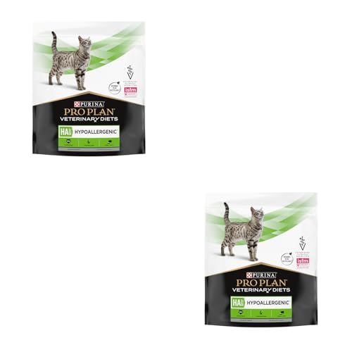 PURINA PRO PLAN Veterinary Diets HA Hypoallergenic | Doppelpack | 2 x 325 g | Diät-Alleinfuttermittel für Kitten und ausgewachsene Katzen | Zur Minderung von Nährstoffintoleranzen von Purina