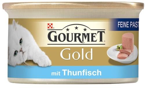 Purina Gourmet Gold Feine Pastete Thunfisch, 24er Pack (24 x 85 g) von Purina