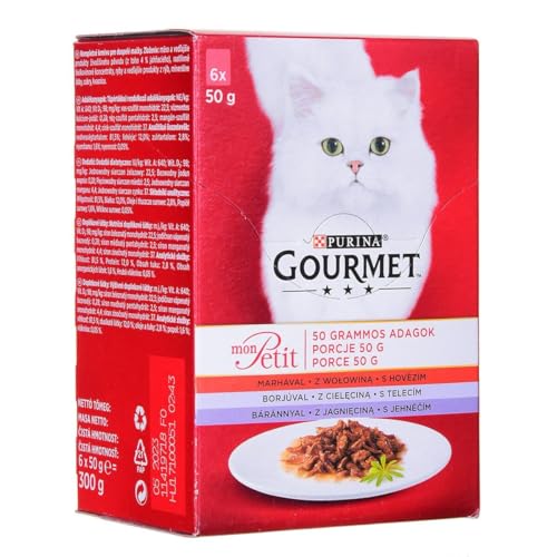 Purina Gourmet Lachs Thunfisch Katzenfutter 6 x 50 g von Purina