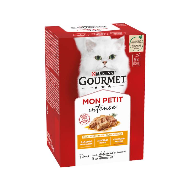 Purina Gourmet Mon Petit - Huhn, Ente & Pute - 6 x 50 g von Purina