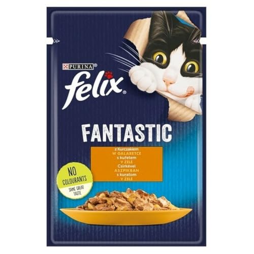 Purina Katzenfutter Fantastic Huhn 85 g von Purina