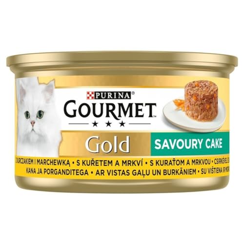 Purina Katzenfutter Gourmet Gold Huhn Karotte 85 g von Purina