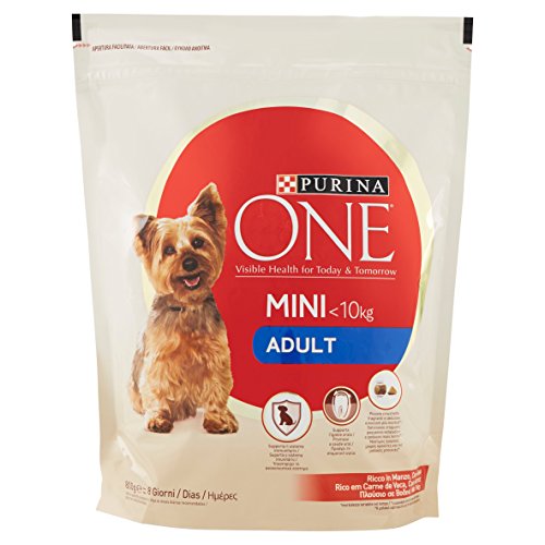 Purina One Mini <10 kg Erwachsene Kroketten Hunde mit Rindfleisch und Reis 800 g von PURINA ONE