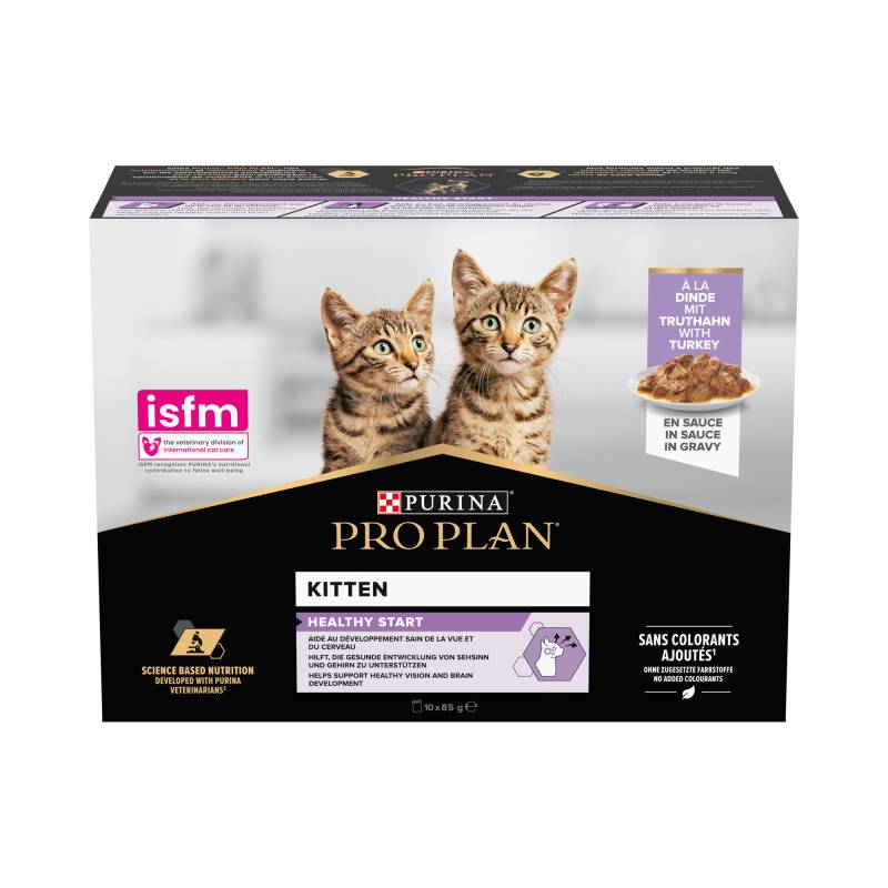 Purina Pro Plan NutriSavour Katzenfutter - Frischebeutel - Junior - 10 x 85 g von Purina Pro Plan