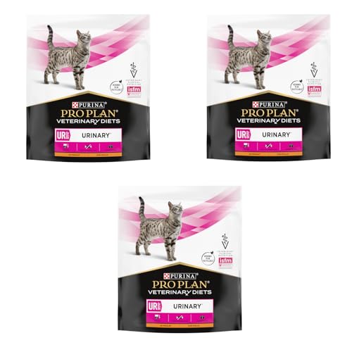 Purina Pro Plan Veterinary Diets UR Urinary | 3er Pack | 3 x 350 g | Diät-Alleinfuttermittel für Kitten und Katzen | Zur Auflösung und zur Verringerung von Struvitsteinen von Purina