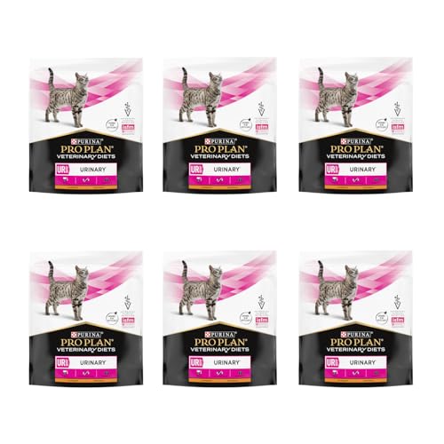 Purina Pro Plan Veterinary Diets UR Urinary | 6 x 350 g | Diät-Alleinfuttermittel für Kitten und Katzen | Zur Auflösung und zur Verringerung von Struvitsteinen von Purina