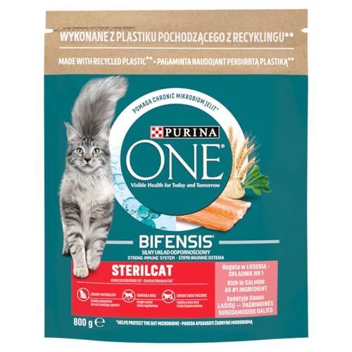 Purina One Sterilcat Katzenfutter Lachs reich 800g von Purina