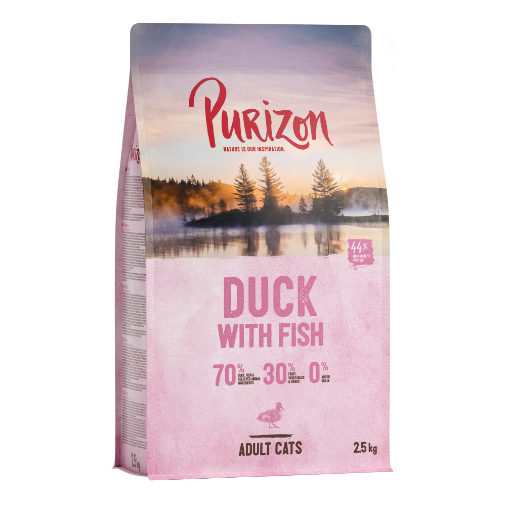 Purizon Original Ente mit Fisch - getreidefrei - 2,5 kg von Purizon