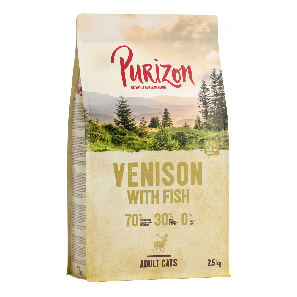 Purizon Original Hirsch mit Fisch - getreidefrei - 2,5 kg von Purizon