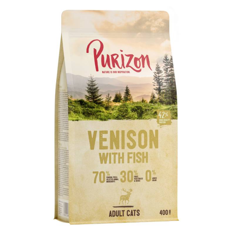 Purizon Adult Hirsch mit Fisch - getreidefrei - 400 g von Purizon