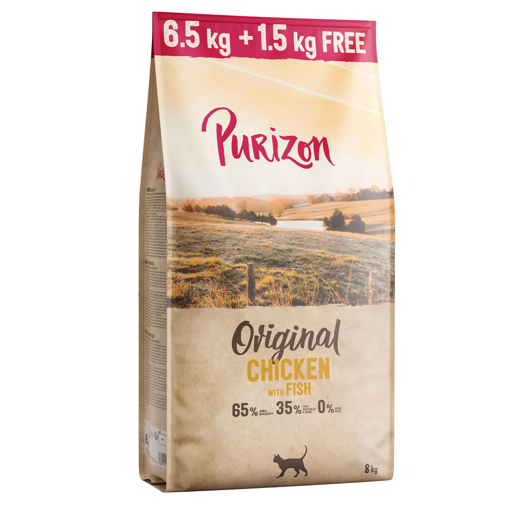 1,5 kg gratis! 8 kg Purizon Adult Getreidefrei - Original Huhn mit Fisch 1,5 kg gratis! 8 kg Purizon Adult Getreidefrei - Original Huhn mit Fisch von Purizon