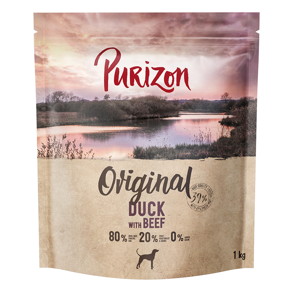 1 kg Purizon zum Probierpreis! - NEU: Adult Ente mit Rind von Purizon