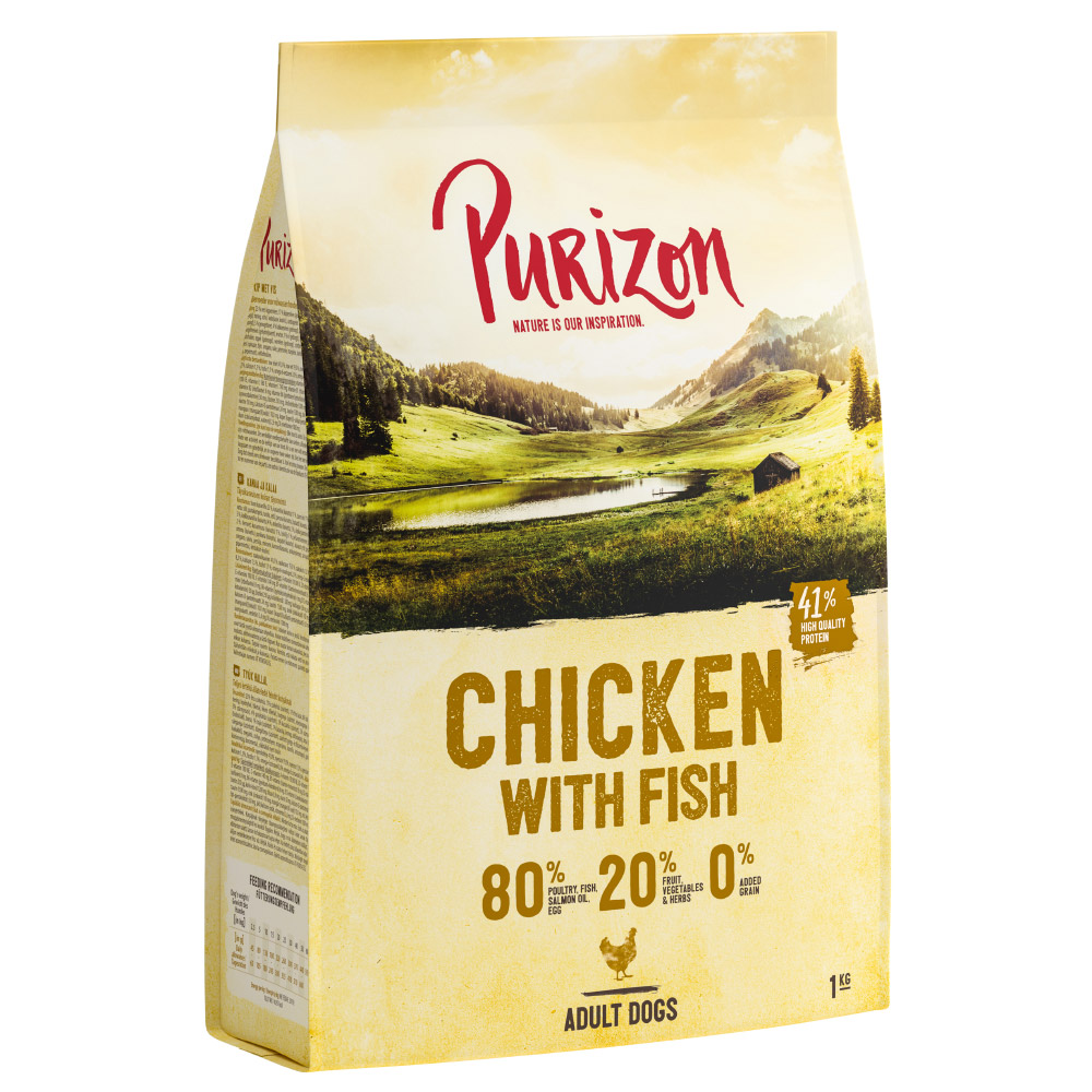 1 kg Purizon zum Probierpreis! - Adult Huhn mit Fisch von Purizon