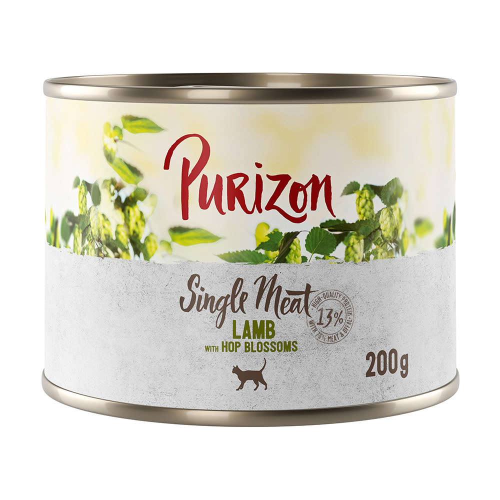 10 + 2 gratis! 12 x 200 g/ 400 g Purizon Adult - Single Meat Lamm mit Hopfenblüten (12 x 200 g) von Purizon