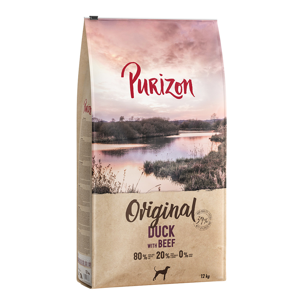 10 € Rabatt! 12 kg Purizon - Adult Ente mit Rind von Purizon