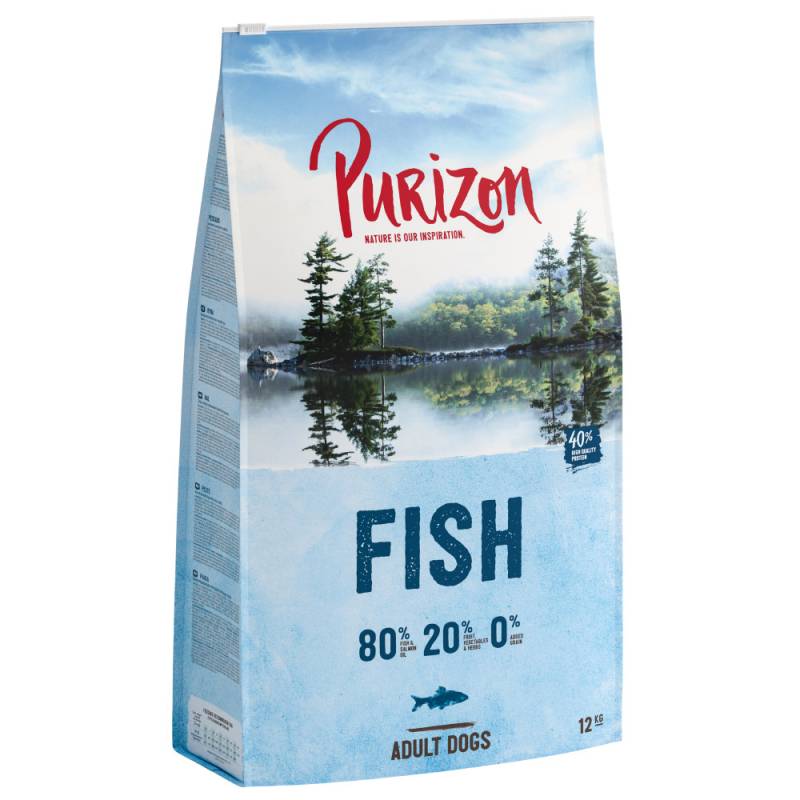 10 € Rabatt! 12 kg Purizon - Adult Fisch von Purizon