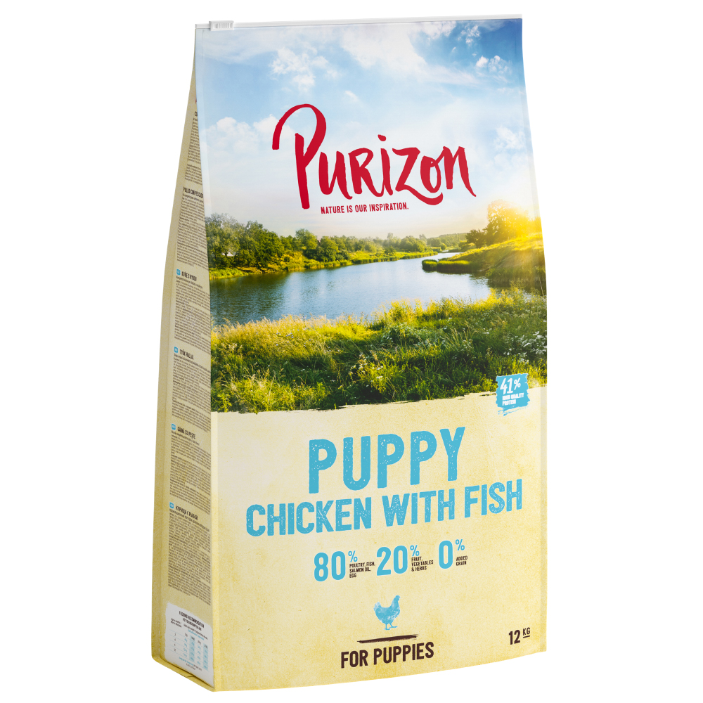 10 € Rabatt! 12 kg Purizon - Puppy Huhn & Fisch von Purizon