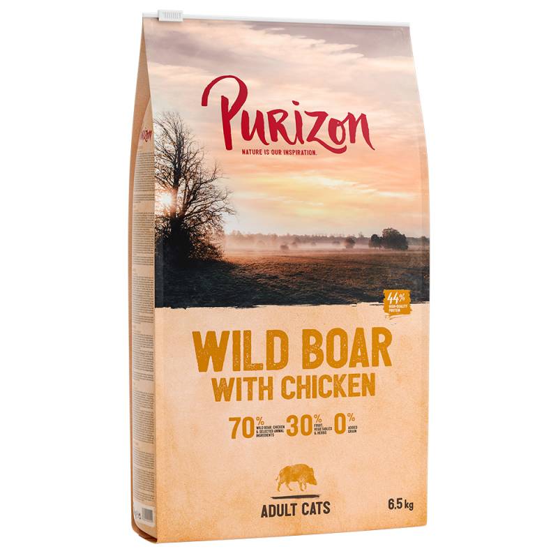 10 € Rabatt: 6,5 kg Purizon   - Adult Wildschwein & Huhn von Purizon