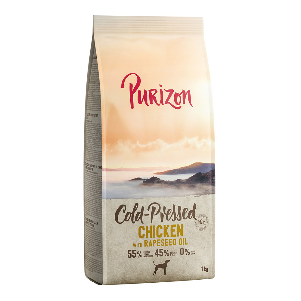 2 x 1 kg Purizon zum Probierpreis! - Adult Kaltgepresst: Huhn mit Rapsöl von Purizon