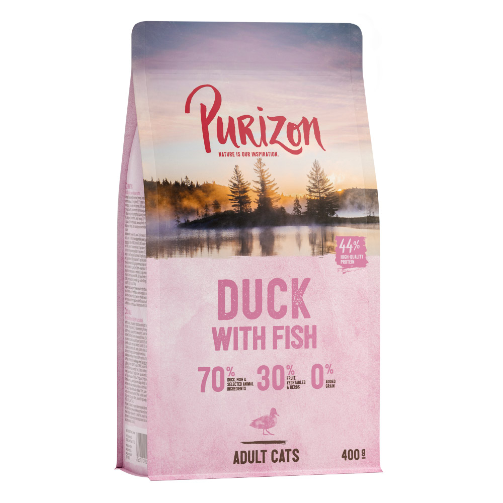 400 g Purizon zum Probierpreis! - Adult Ente & Fisch von Purizon