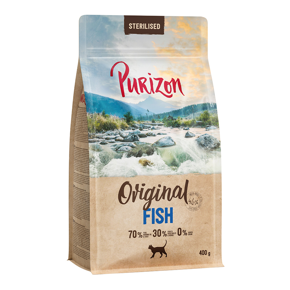 400 g Purizon zum Probierpreis! - Sterilised Adult Fisch von Purizon