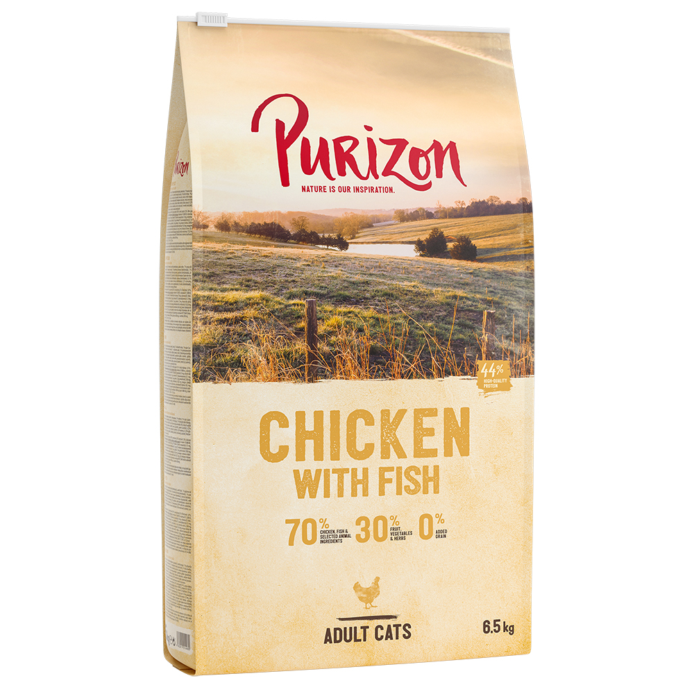 5.5 kg Purizon + 1 kg gratis! - Adult Huhn & Fisch von Purizon