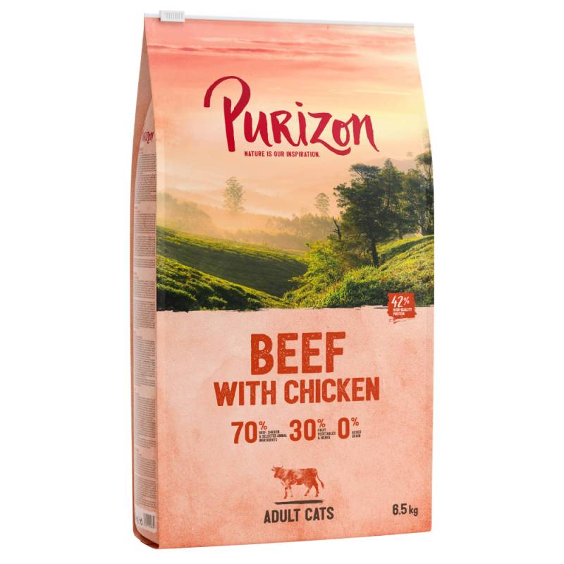 5.5 kg Purizon + 1 kg gratis! - Adult Rind & Huhn von Purizon